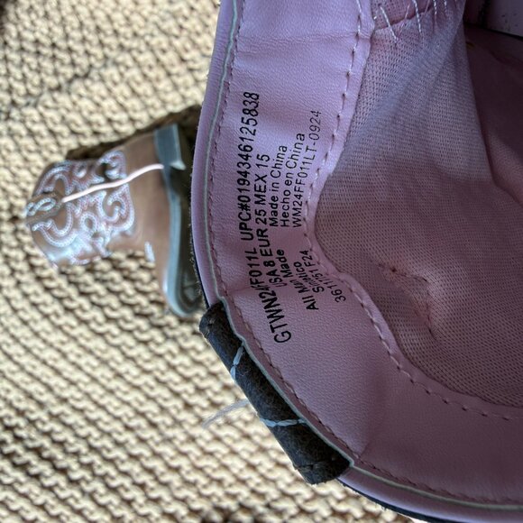 USA Size 8 Girl Cowboy Boots Little cowgirl Boots for the Farm or Costume - Picture 6 of 10